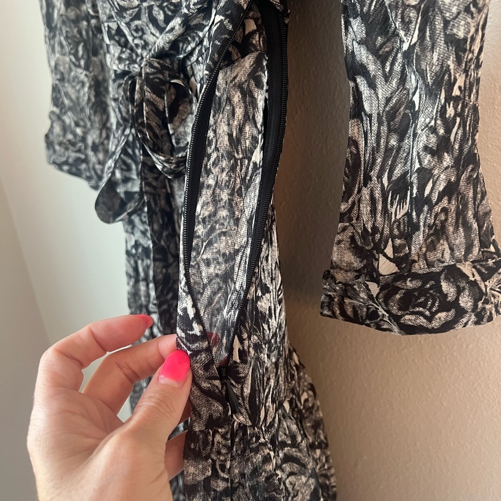 All Saints ELEY ROSEY DRESS Size 6 - Picture 7 of 8
